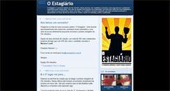 Desktop Screenshot of blogdosestagiarios.blogspot.com