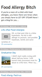 Mobile Screenshot of foodallergybitch.blogspot.com