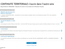 Tablet Screenshot of continuite-territoriale.blogspot.com