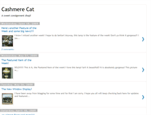 Tablet Screenshot of cashmerecat.blogspot.com