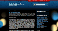 Desktop Screenshot of calvinchaistory.blogspot.com