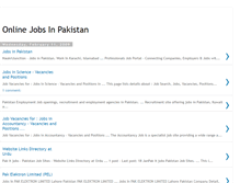 Tablet Screenshot of jobs-in-pk.blogspot.com