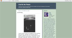 Desktop Screenshot of cherishmeplease.blogspot.com