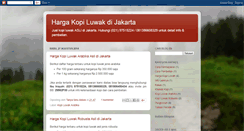 Desktop Screenshot of hargakopiluwakindonesia.blogspot.com