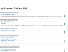 Tablet Screenshot of myinternetbusinessmib.blogspot.com
