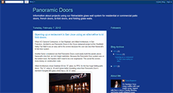 Desktop Screenshot of panoramicdoors.blogspot.com