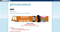 Desktop Screenshot of gift-kudosnetwork.blogspot.com