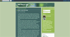 Desktop Screenshot of patsblogtoyou.blogspot.com