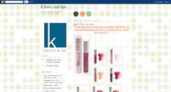 Desktop Screenshot of ksalonandspa.blogspot.com