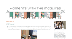 Desktop Screenshot of momentswiththemcguires.blogspot.com