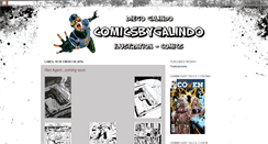 Desktop Screenshot of comicsbygalindo.blogspot.com