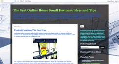 Desktop Screenshot of best-online-home-business-ideas-tips.blogspot.com