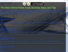 Tablet Screenshot of best-online-home-business-ideas-tips.blogspot.com