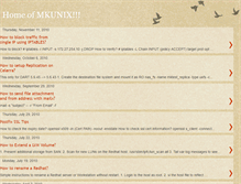 Tablet Screenshot of mkunix.blogspot.com