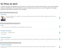 Tablet Screenshot of osfilhosdeabril.blogspot.com