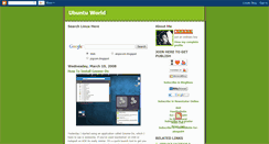 Desktop Screenshot of myubuntuworld.blogspot.com