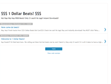 Tablet Screenshot of dollarbeats.blogspot.com