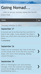Mobile Screenshot of goingnomadpct.blogspot.com