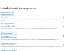 Tablet Screenshot of hostedmicrosoftexchangeserver.blogspot.com