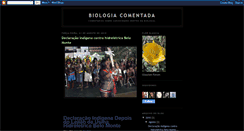 Desktop Screenshot of biologiacomentada.blogspot.com