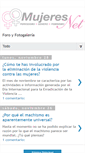 Mobile Screenshot of mujeresnet.blogspot.com