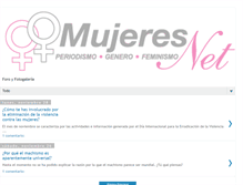 Tablet Screenshot of mujeresnet.blogspot.com