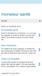 Mobile Screenshot of monsieursante.blogspot.com