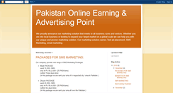Desktop Screenshot of pakistanonlineearningpoint.blogspot.com