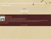 Tablet Screenshot of earthyessences.blogspot.com