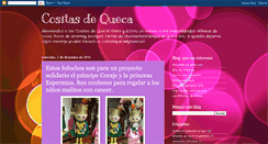 Desktop Screenshot of cositasdequeca.blogspot.com