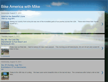 Tablet Screenshot of bikeamericawithmike.blogspot.com