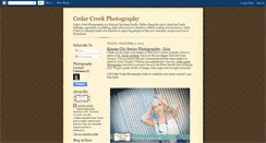 Desktop Screenshot of cedarcreekphoto.blogspot.com
