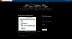 Desktop Screenshot of identityplaybook.blogspot.com