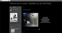 Desktop Screenshot of mentiradelaverdad.blogspot.com