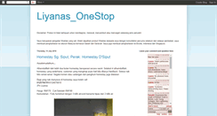 Desktop Screenshot of liyanasonestop.blogspot.com