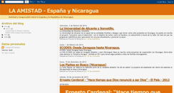 Desktop Screenshot of amigosdenicaragua.blogspot.com