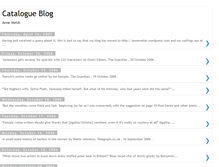 Tablet Screenshot of catalogueblog.blogspot.com
