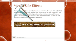 Desktop Screenshot of mirenasideeffectsexposed.blogspot.com