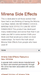Mobile Screenshot of mirenasideeffectsexposed.blogspot.com