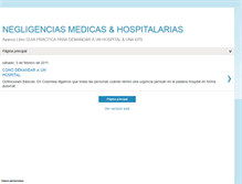 Tablet Screenshot of negligenciashospitalarias.blogspot.com