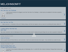 Tablet Screenshot of meljohnsonfit.blogspot.com