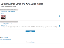 Tablet Screenshot of gujaratisongs.blogspot.com