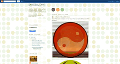 Desktop Screenshot of dyedisc.blogspot.com