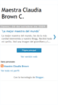 Mobile Screenshot of maestraclaudiabrown.blogspot.com