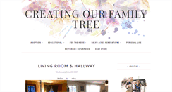 Desktop Screenshot of creatingourfamilytree.blogspot.com