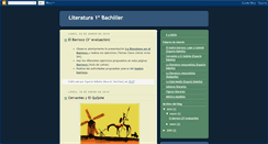 Desktop Screenshot of literatura1bachiller.blogspot.com