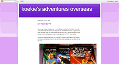 Desktop Screenshot of koekiesadventuresoverseas.blogspot.com