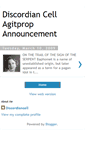 Mobile Screenshot of discordiancell.blogspot.com