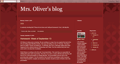 Desktop Screenshot of mrsoliverbritton.blogspot.com