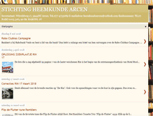 Tablet Screenshot of heemkundearcen.blogspot.com